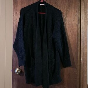 Pink Lily sweet nothings chunky cableknit cardigan